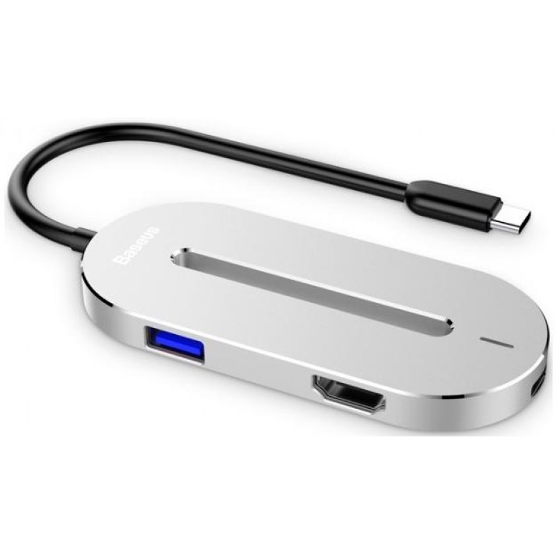 Baseus O HUB CABOOK-0V, многофункциональный USB type-C Hub